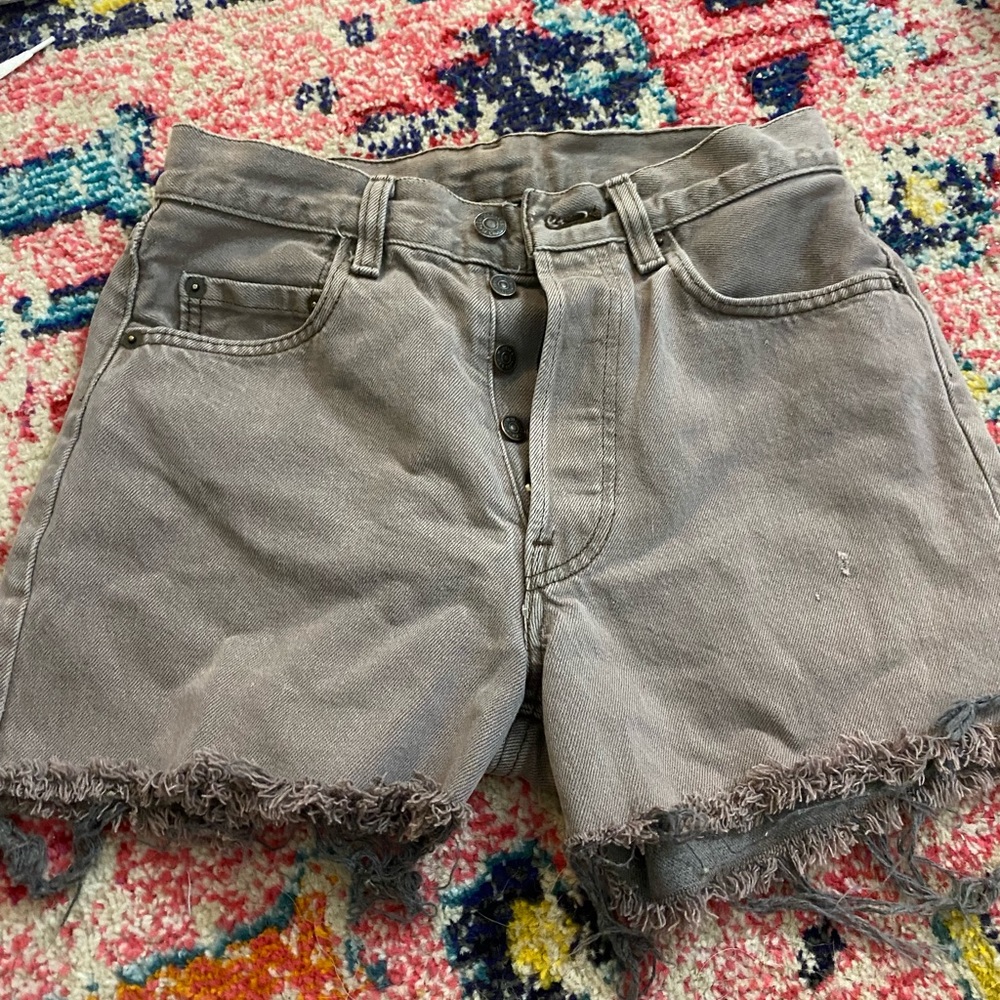 Purplish Levi Denim Shorts